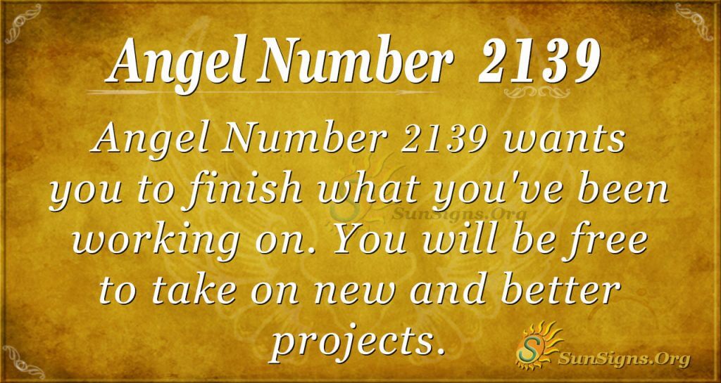Angel number 2139