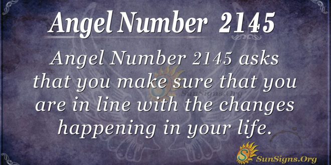 Angel Number 2145