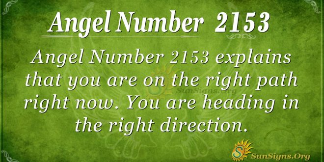 Angel number 2153