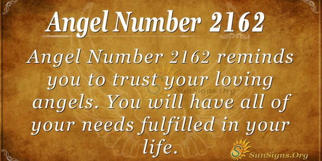 Angel Number 2162
