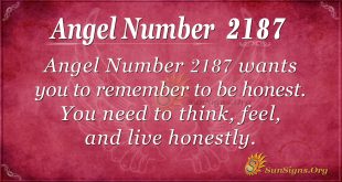 Angel Number 2187