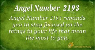 Angel Number 2193