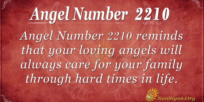 angel number 2210
