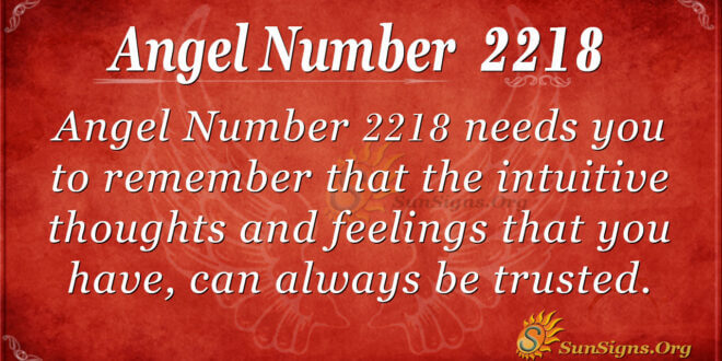 2218 angel number