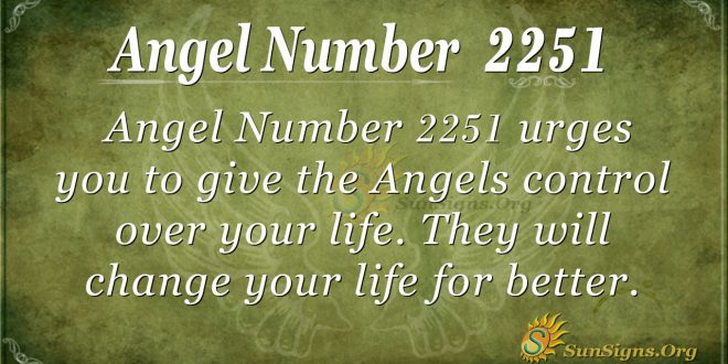 Angel Number 2251