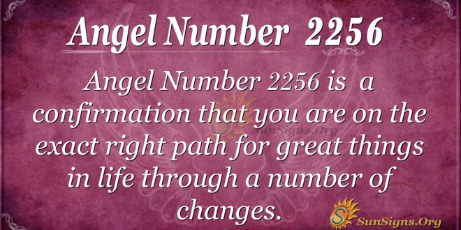 Angel number 2256