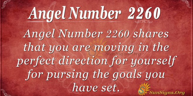 Angel Number 2260