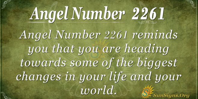 Angel number 2261