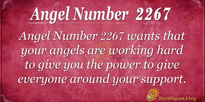 Angel Number 2267