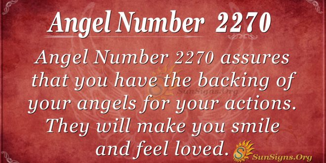 Angel Number 2270