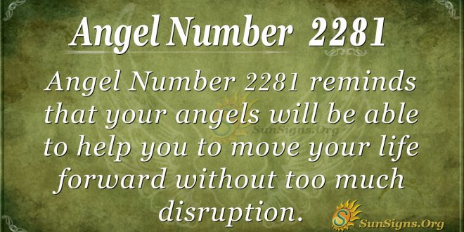 Angel Number 2281