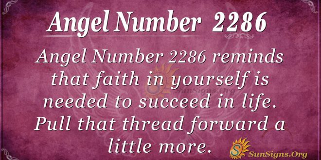 Angel number 2286