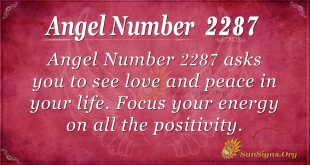 Angel Number 2287