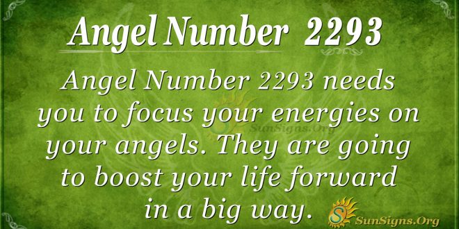 Angel Number 2293