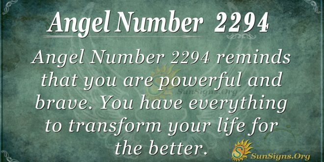 Angel number 2294