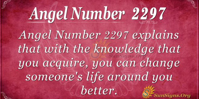 Angel number 2297