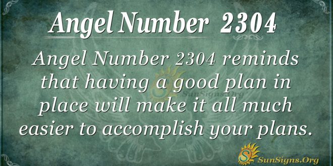 Angel number 2304