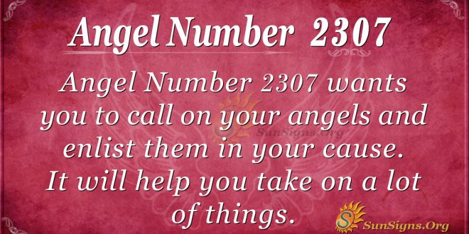 Angel number2307