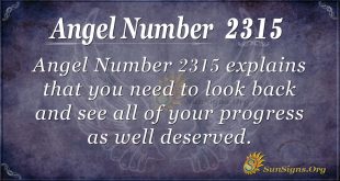 Angel number 2315