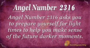 Angel Number 2316