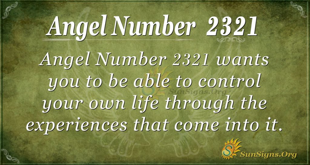 Angel number 2321