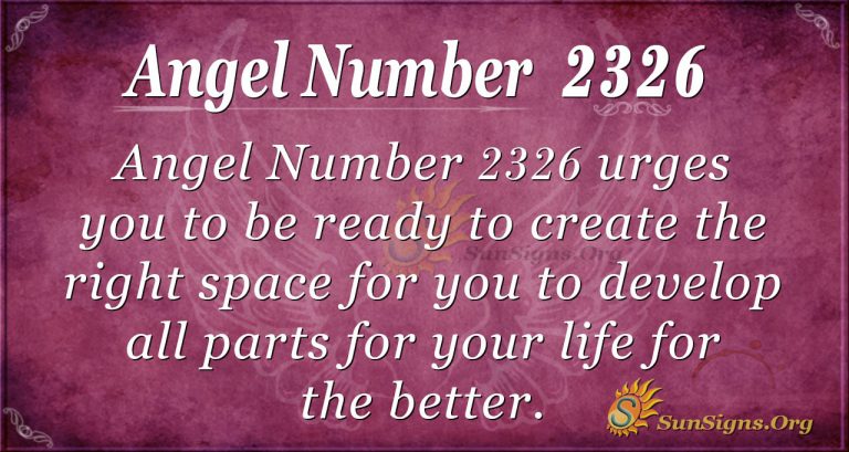Angel Number 2326 Meaning: Support Others - SunSigns.Org