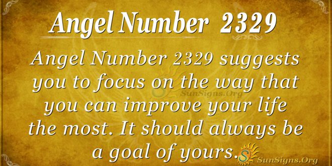 Angel number 2329