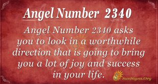 Angel number 2340