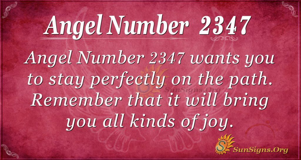 Angel number 2347