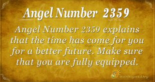 Angel Number 2359