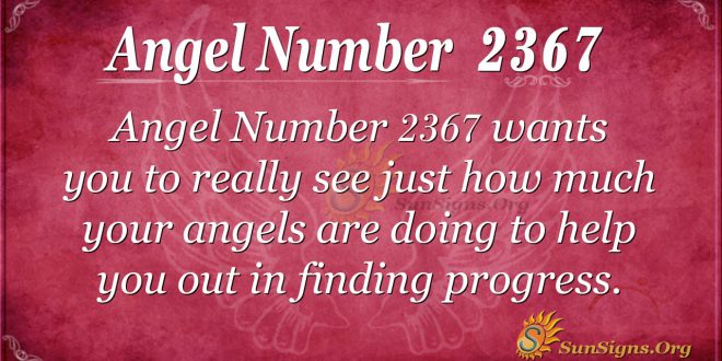 Angel Number 2367