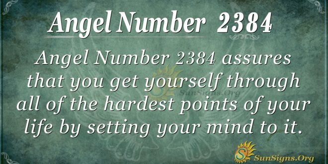 Angel number 2384