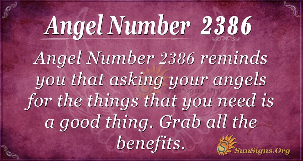 Angel number 2386