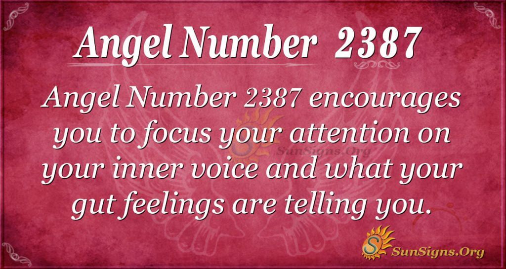 Angel Number 2387