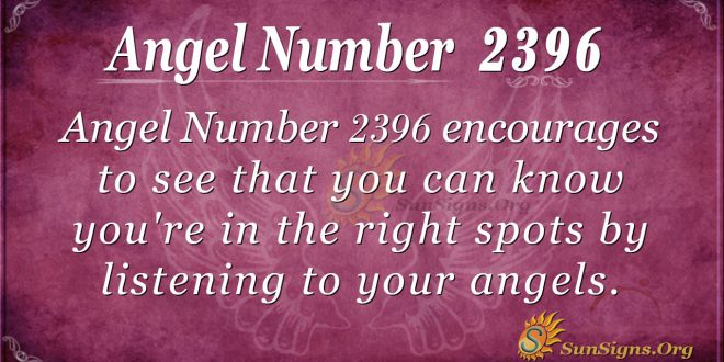 Angel number 2396