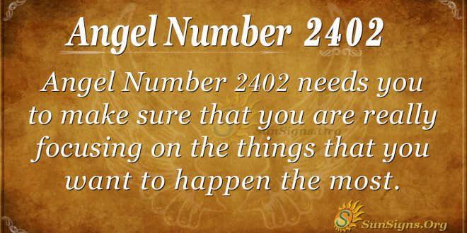 Angel number 2402
