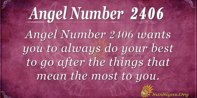 Angel Number 2406