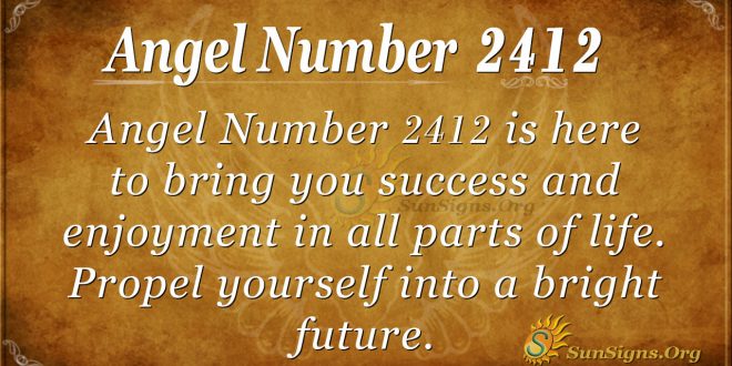 Angel Number 2412