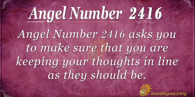 Angel number 2416