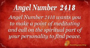 Angel Number 2418