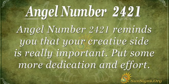 Angel number 2421