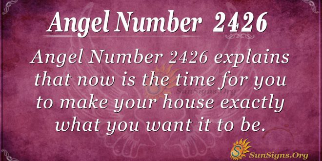 Angel Number 2426