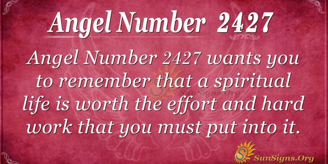 Angel number 2427