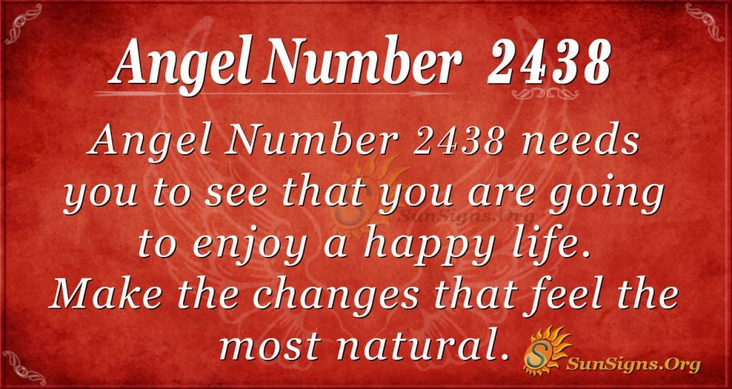 Angel number 2438