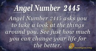 Angel Number 2445