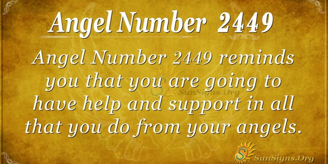 Angel number 2449