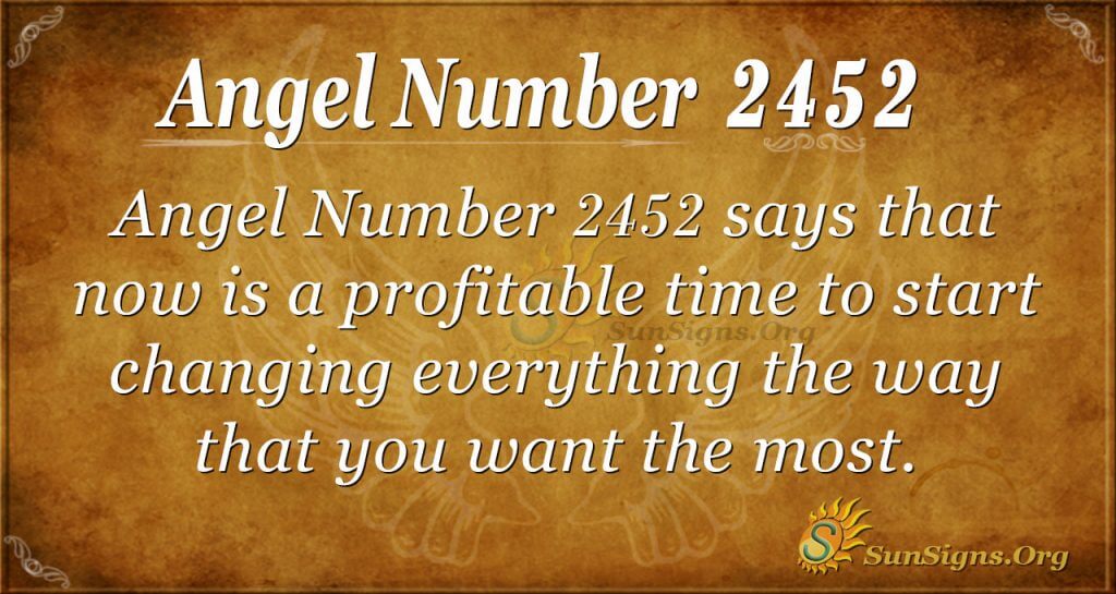 Angel number 2452