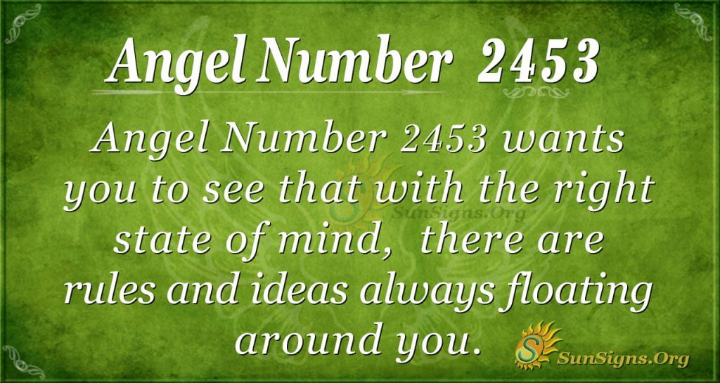 Angel Number 2453