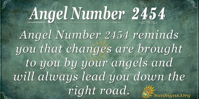 Angel number 2454