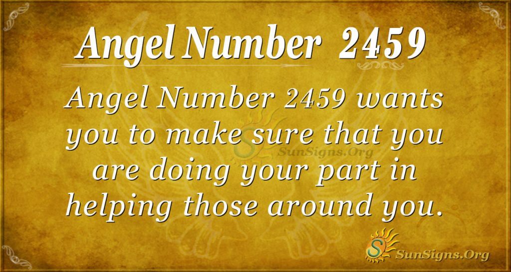 Angel Number 2459